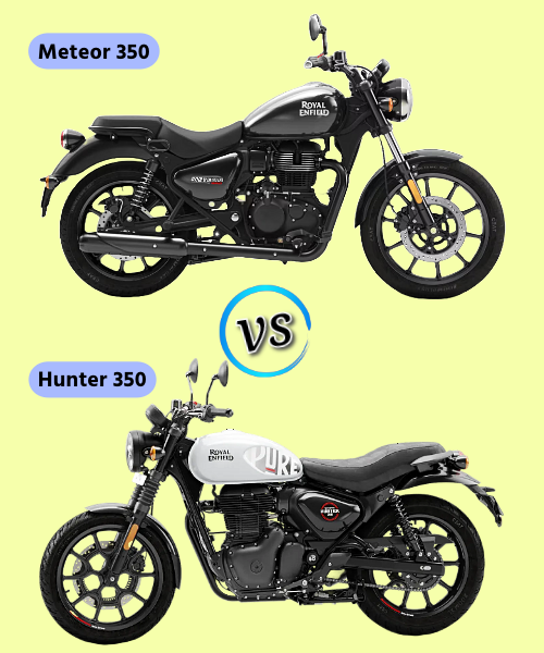 Hunter 350 vs Meteor 350 comparison