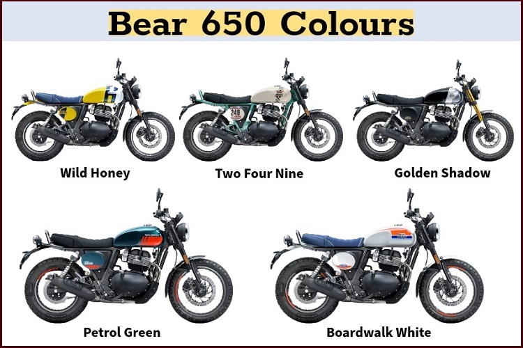 Royal Enfield Bear 650 is launched in 5 colour options