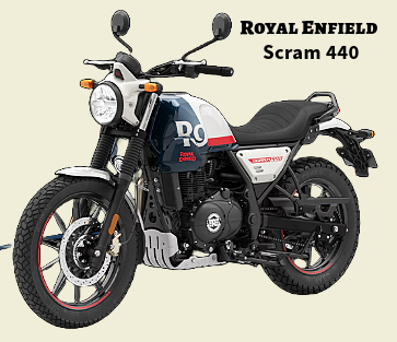 Royal Enfield Scram 440 White