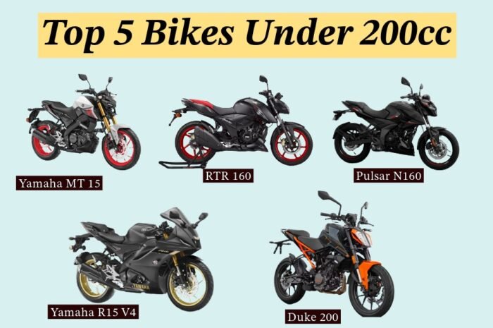 Top 5 Bikes Under 200cc