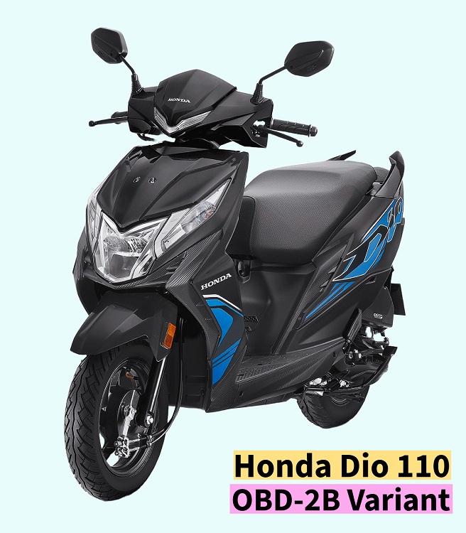 Honda Dio 110 OBD-2B Black