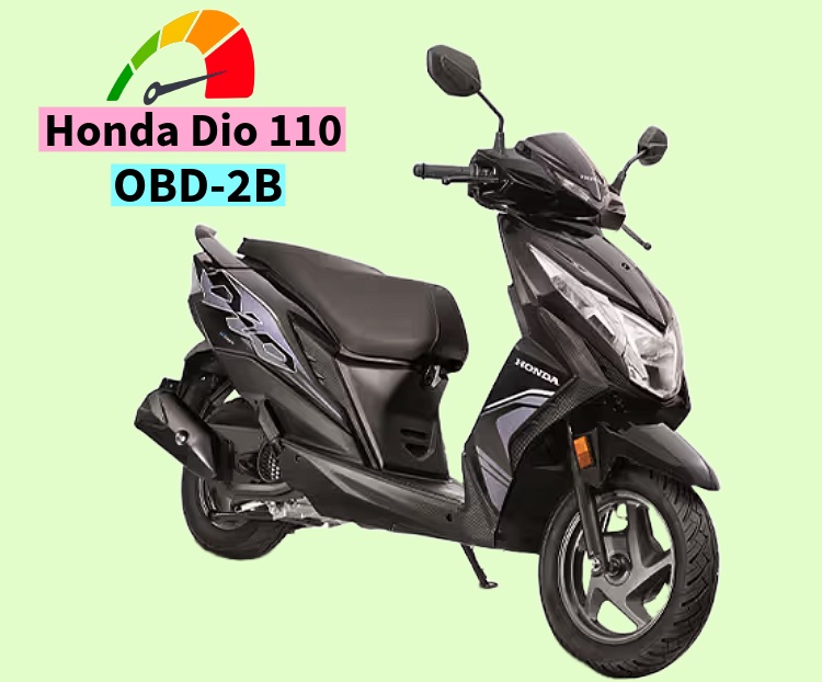 Honda Dio 110 OBD-2B Black
